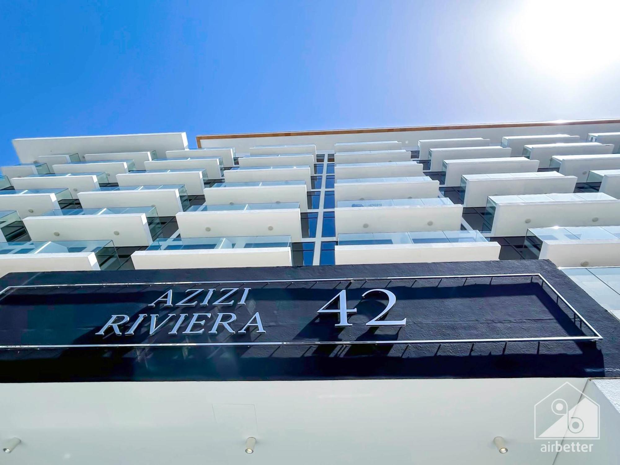 Charming Studio With Balcony In Azizi Riviera Dubaj Kültér fotó