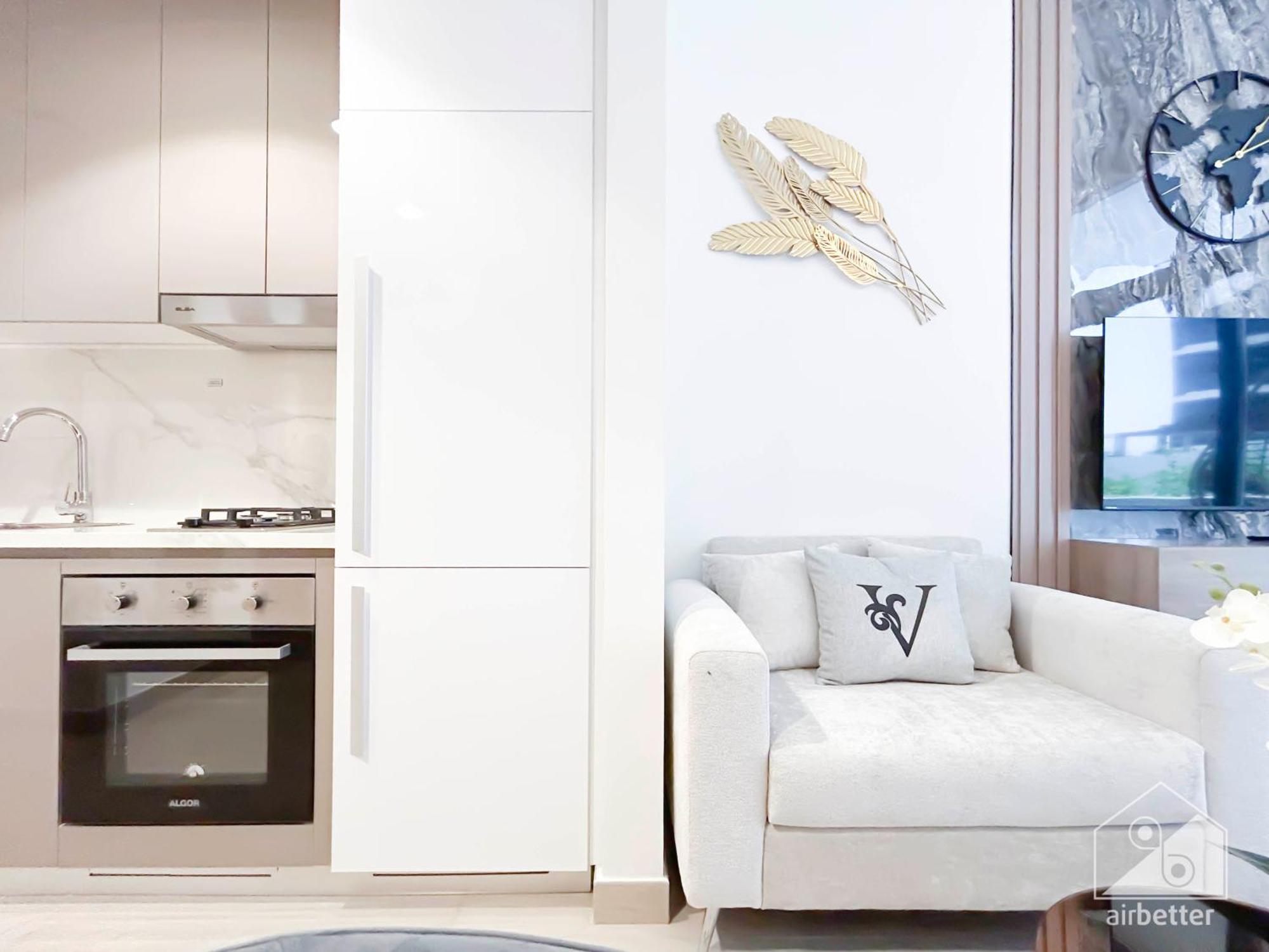 Charming Studio With Balcony In Azizi Riviera Dubaj Kültér fotó
